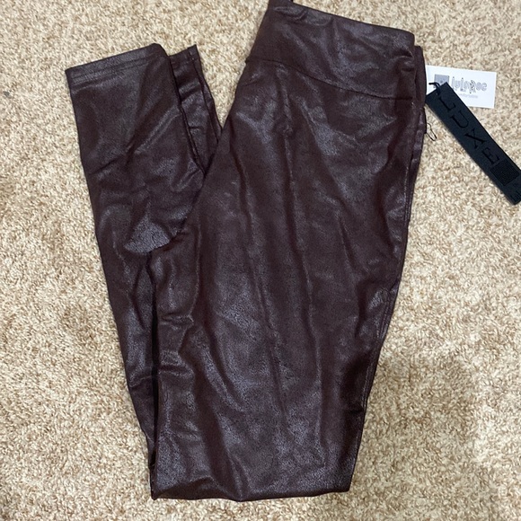 Lularoe Luxe Leggings Brown Sz M 